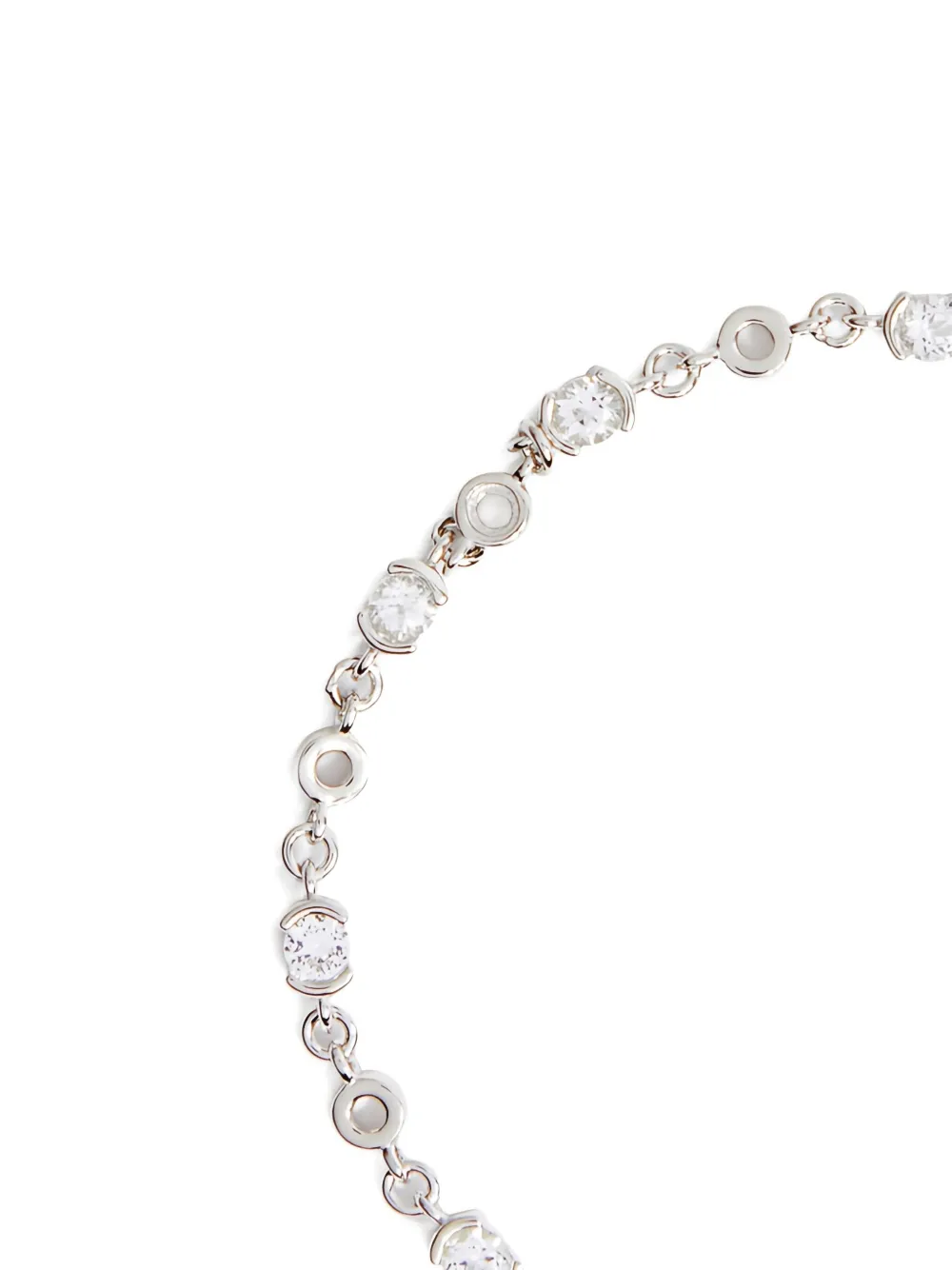  V Jewellery Crystal-embellished Bracelet - Silver 