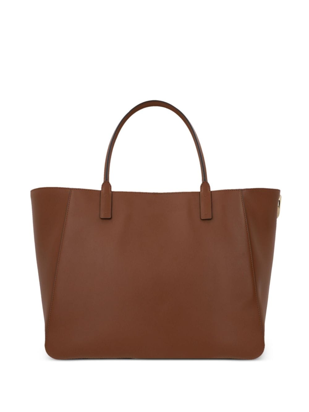 Shop Valentino Large Vlogo Tote Bag In Braun