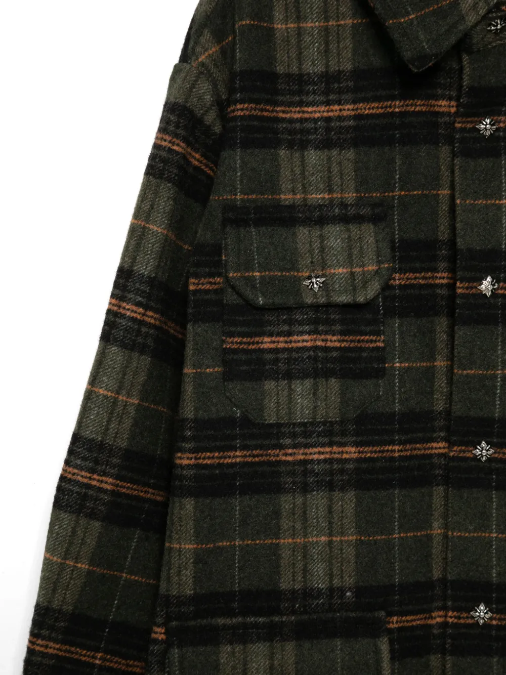 JOHN RICHMOND JUNIOR PLAID-CHECK SHIRT