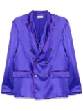 Pierre-Louis Mascia ADANA silk jacket - Purple