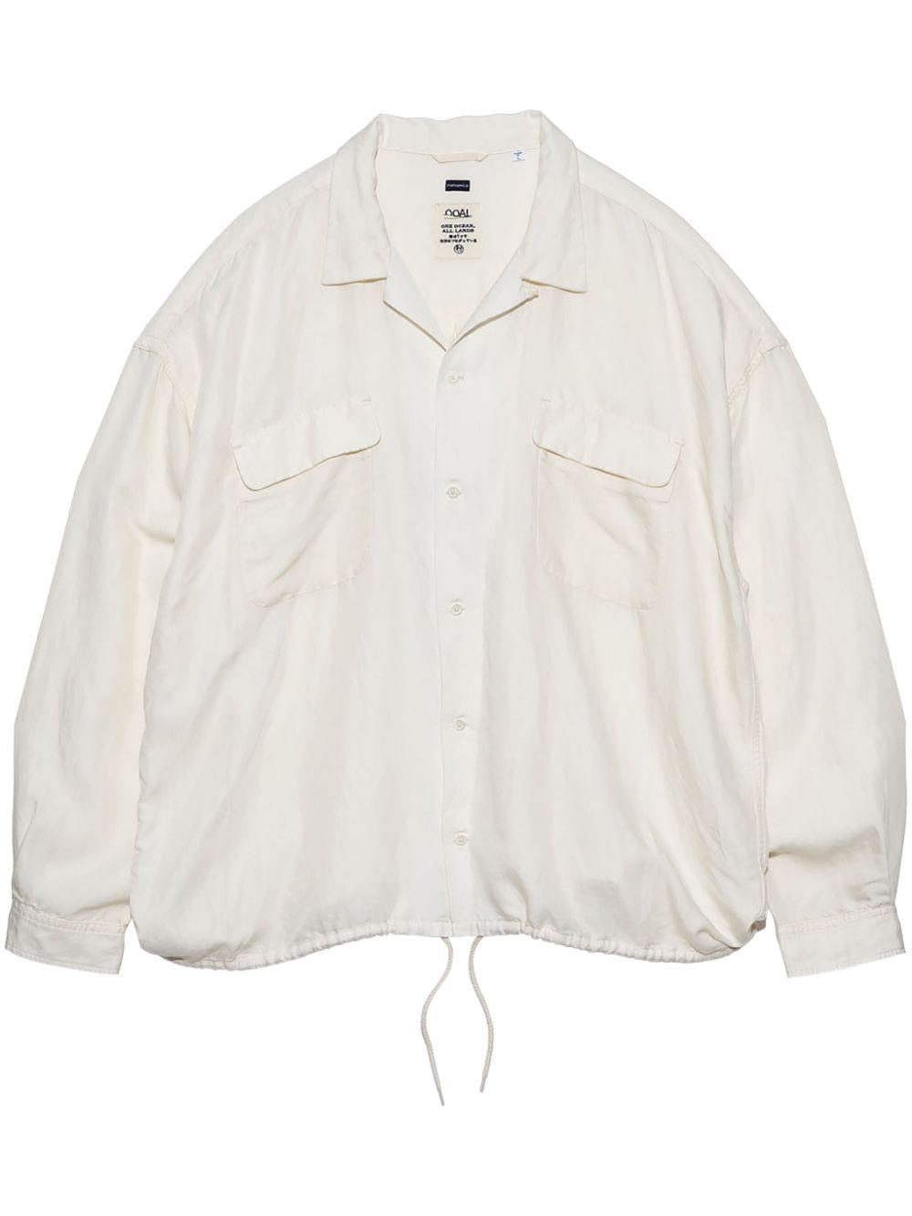 Nanamica open-collar shirt - Bianco