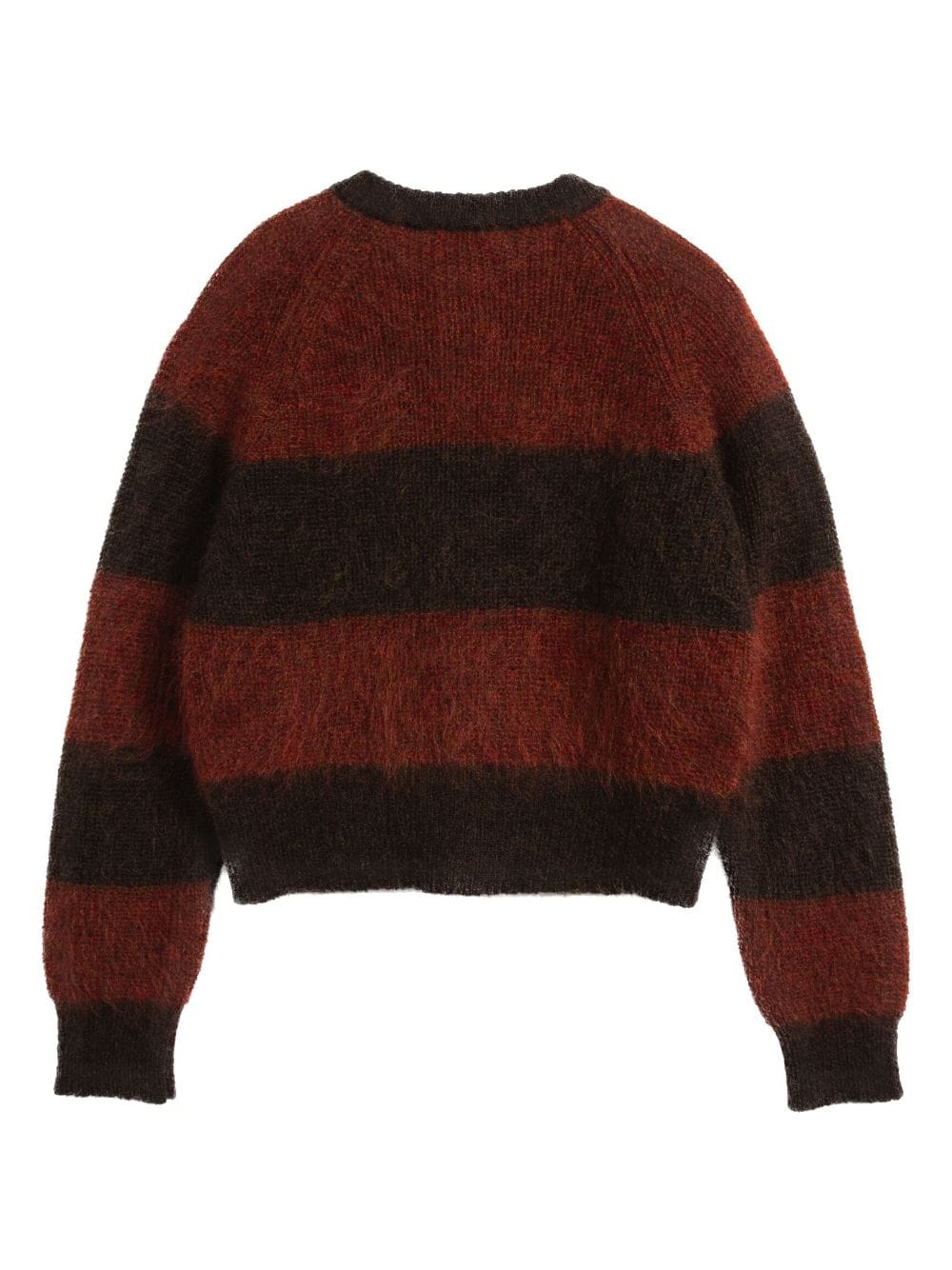 Shop Ymc You Must Create Foxtail Striped Cardigan In Red