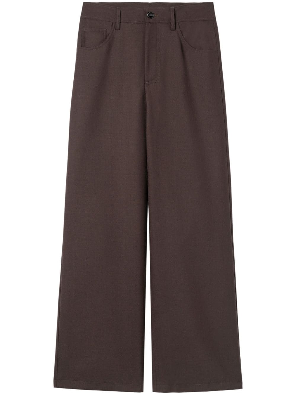 Shop Séfr Zoe Trousers In Brown