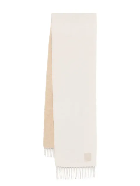 LOEWE logo-patch scarf