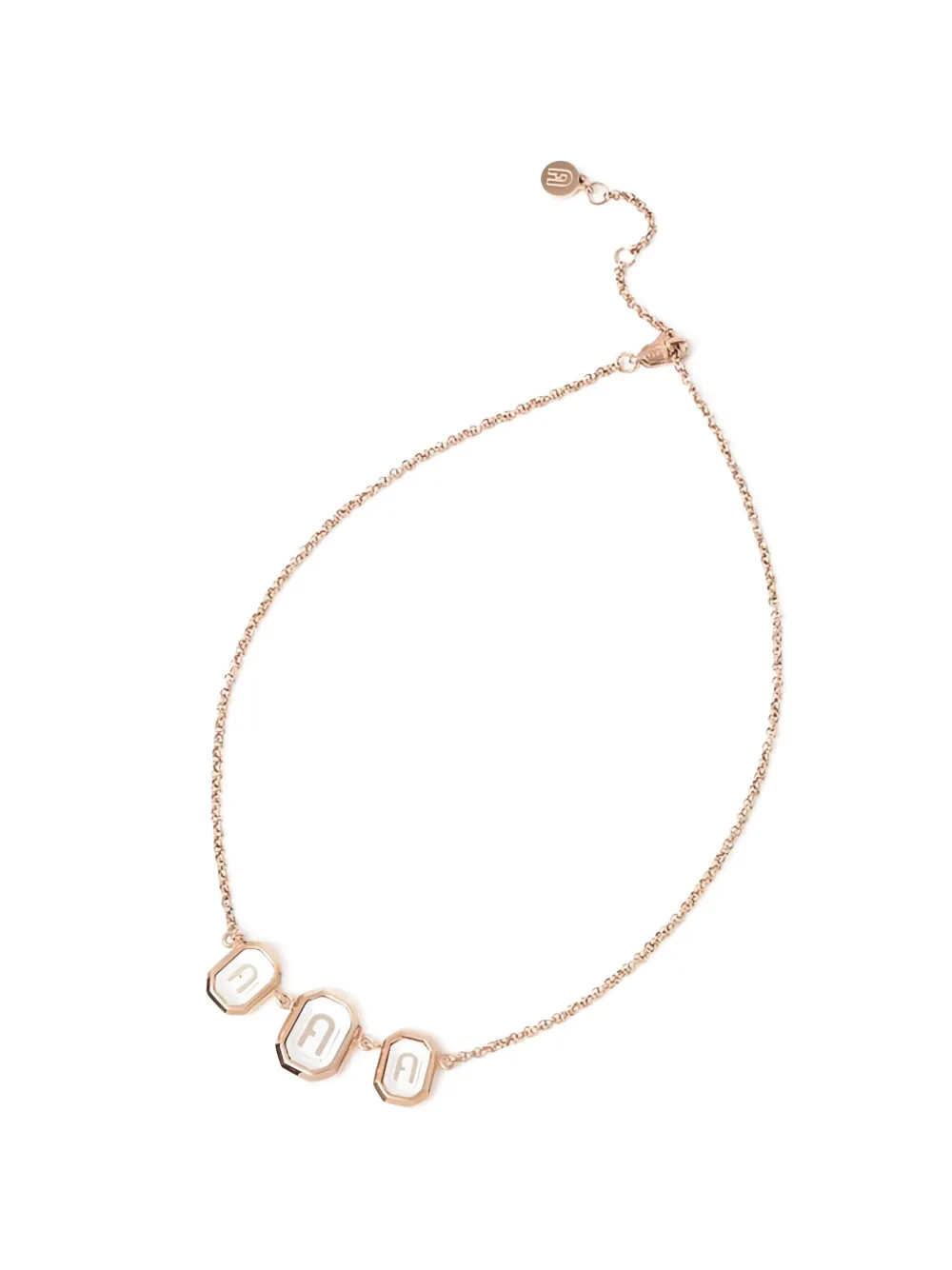 Furla octagon pendant necklace - Rosa