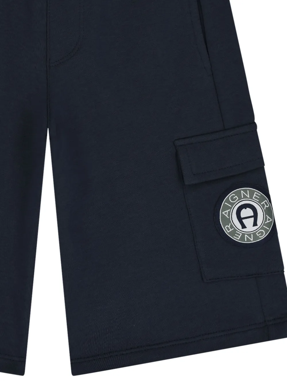 AIGNER LOGO-APPLIQUÉ SHORTS