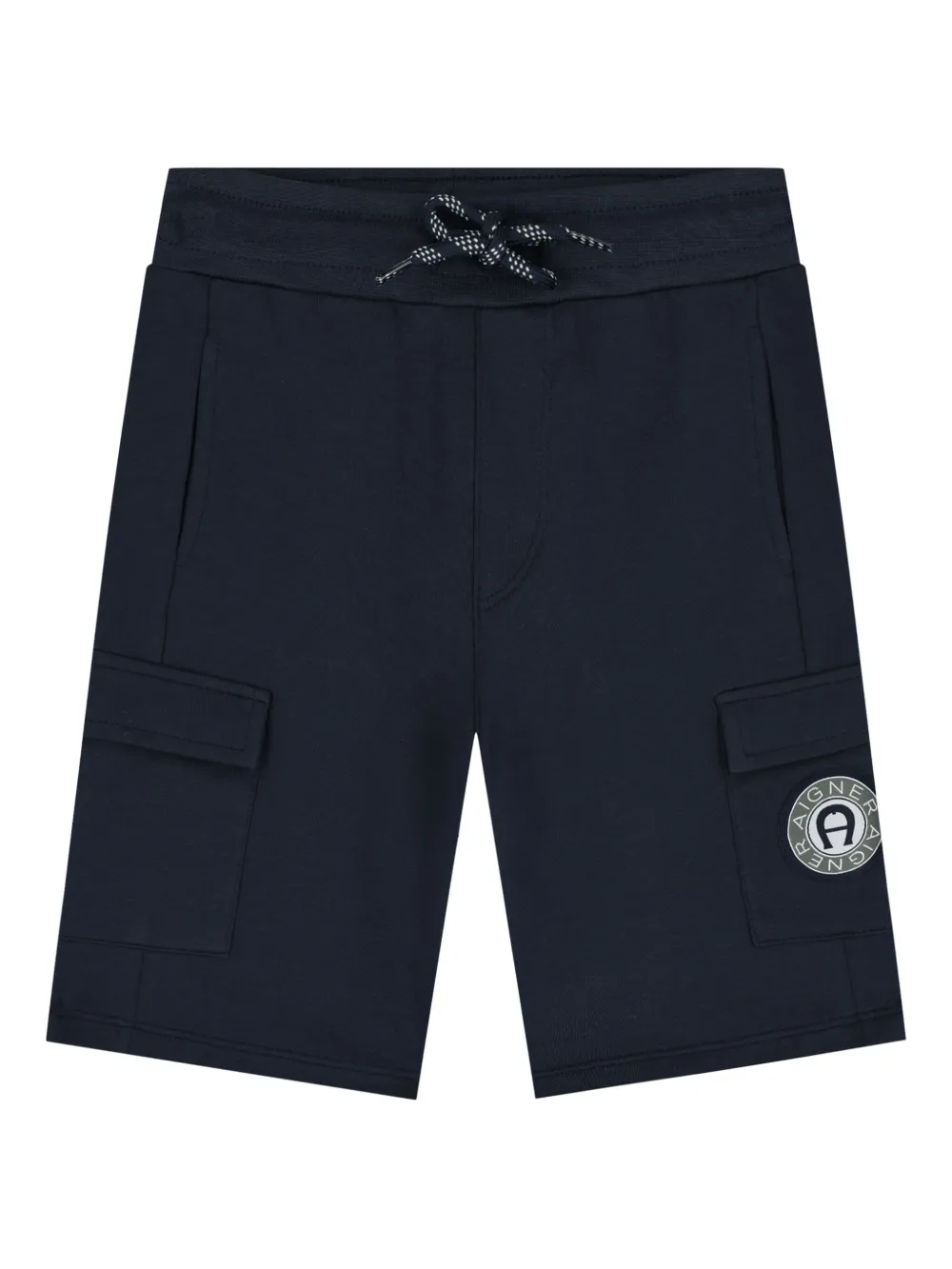AIGNER LOGO-APPLIQUÉ SHORTS