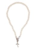 Vivienne Westwood Aleksa pearl necklace - White