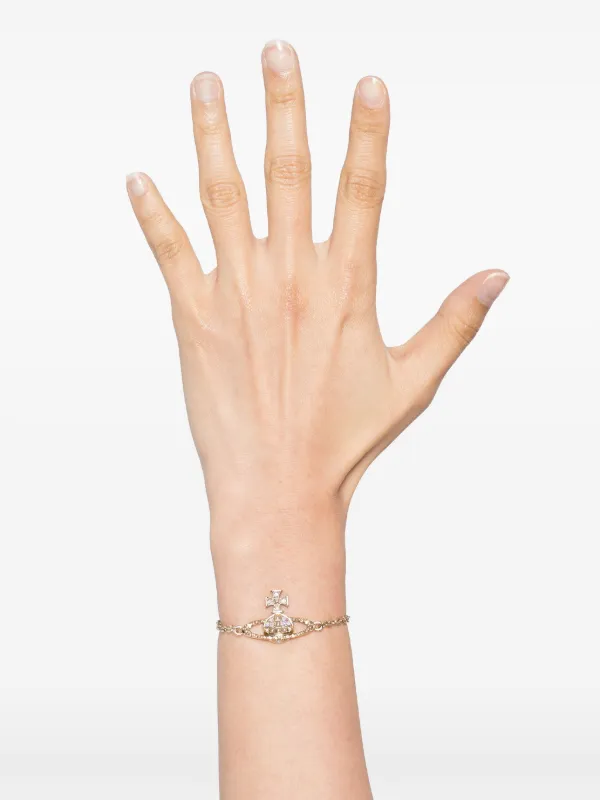 【VIVIENNE WESTWOOD】23FW MAYFAIR BAS RELIEF BRACELET Vivienne Westwood Mayfair Bas Relief Bracelet | Gold | FARFETCH
