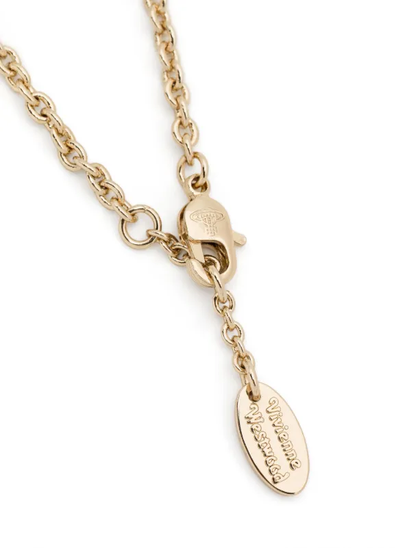 【VIVIENNE WESTWOOD】23FW MAYFAIR BAS RELIEF BRACELET Mayfair Bas Relief Bracelet in RHODIUM-LIGHT-SAPPHIRE