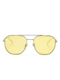 Ray-Ban aviator-frame sunglasses - Yellow