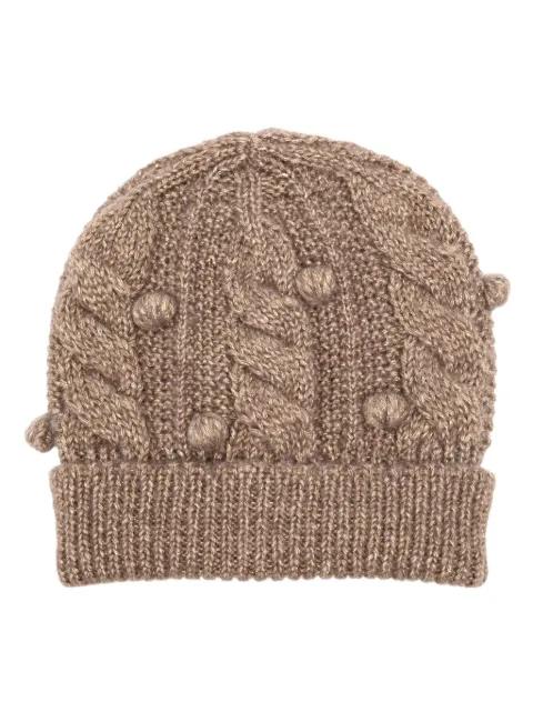 Onefifteen glitter cable-knit beanie