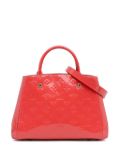 Louis Vuitton Pre-Owned 2015 Monogram Vernis Montaigne BB satchel - Red