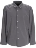 BOSS slim-fit performance-stretch jersey melange shirt - Grey