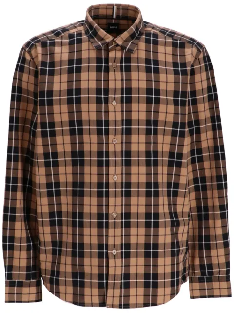 BOSS checked shirt