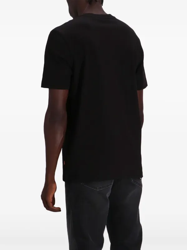Tシャツ・カットソー BOSS Moon Graphic Print Cotton T-Shirt Black BOSS moon-print Cotton T-shirt | Black | FARFETCH