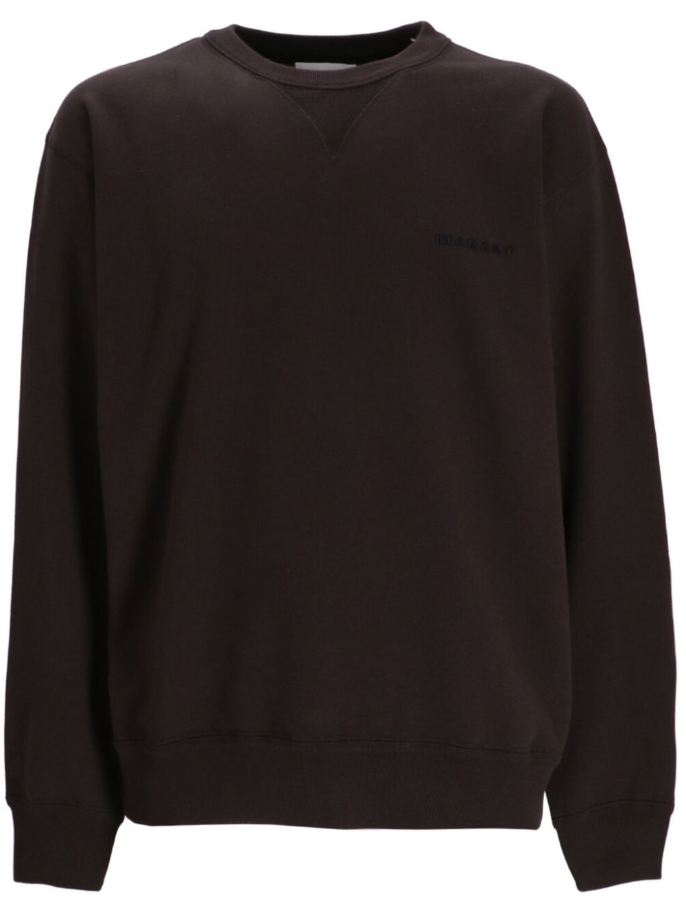 logo-embroidered sweatshirt