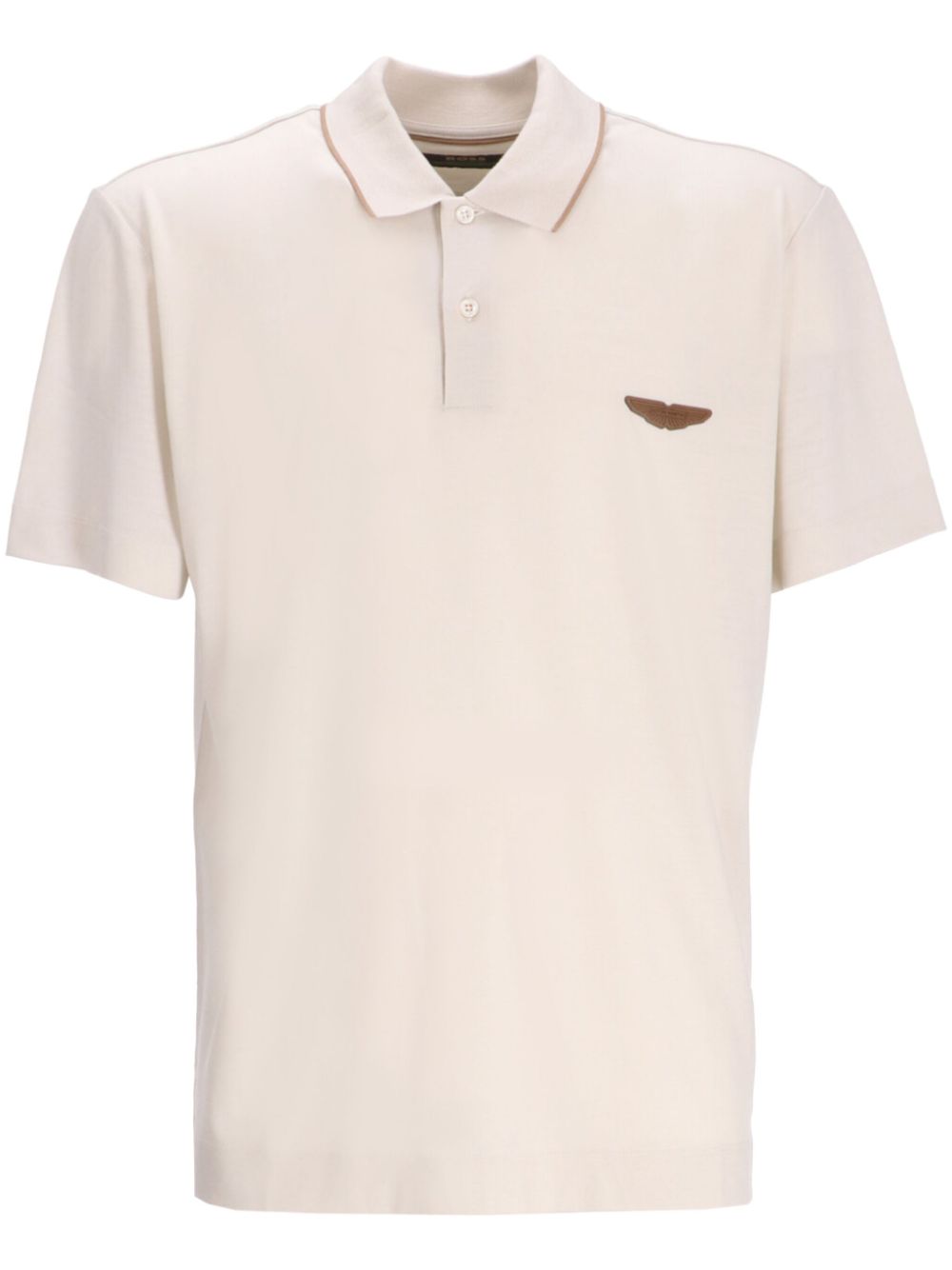 Shop Hugo Boss Xaston Martin Short Sleeve Polo Shirt In White