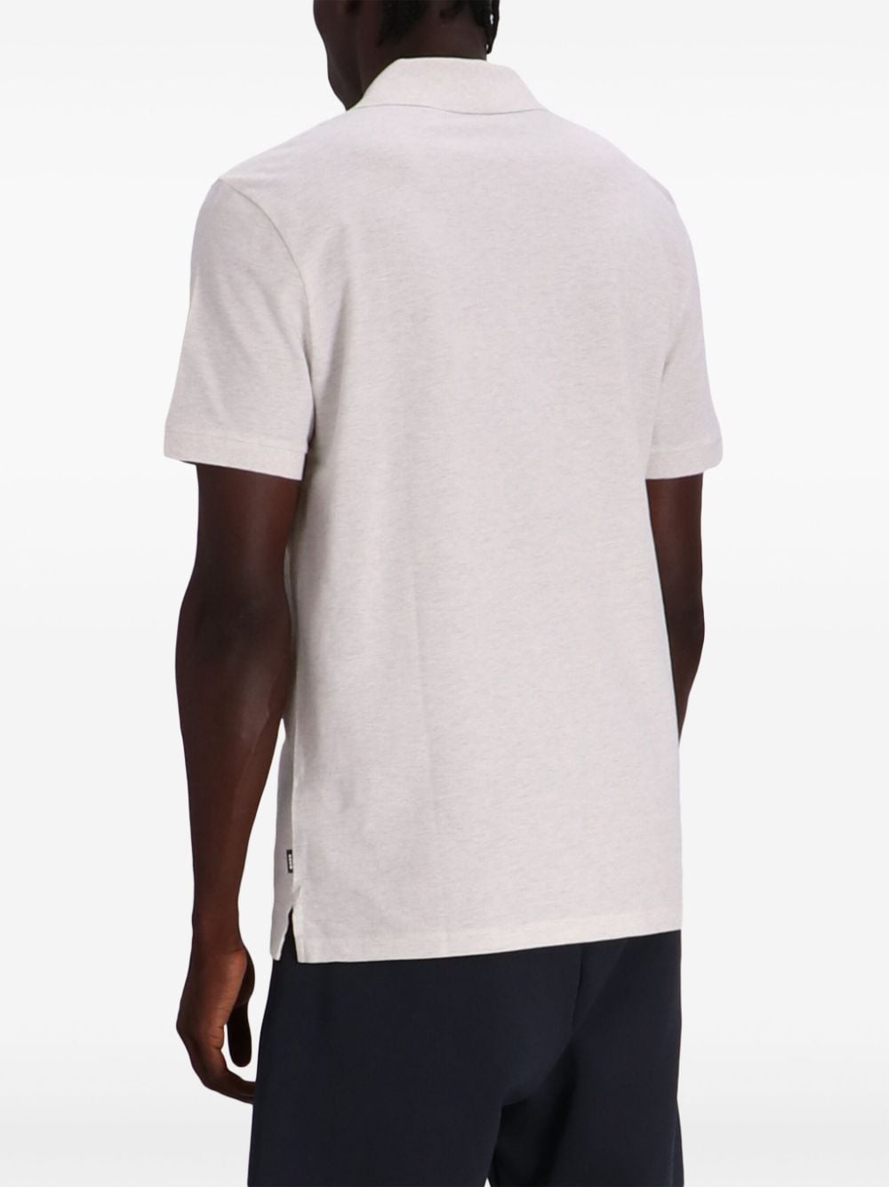 Shop Hugo Boss Pallas Polo Shirt In Neutrals