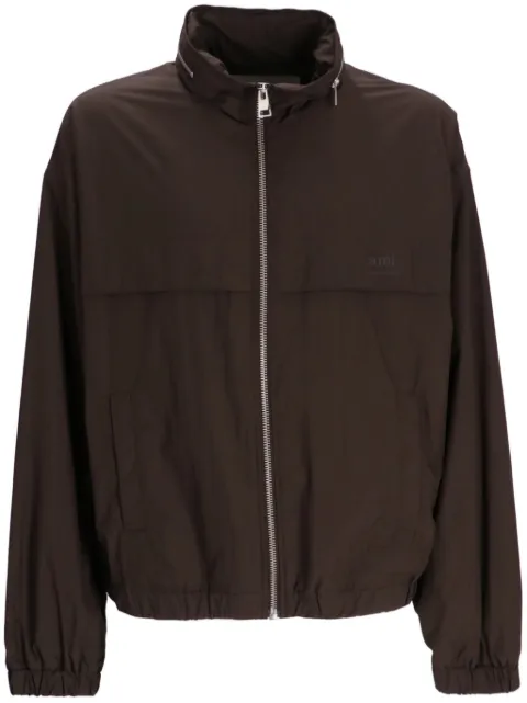 AMI Paris elasticated zipped windbreaker 