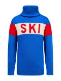 Perfect Moment Kids embroidered roll neck sweater - Blue