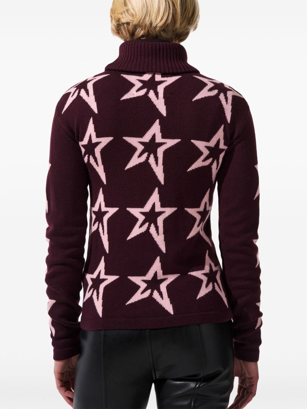 Shop Perfect Moment Star Dust Sweater In Purple