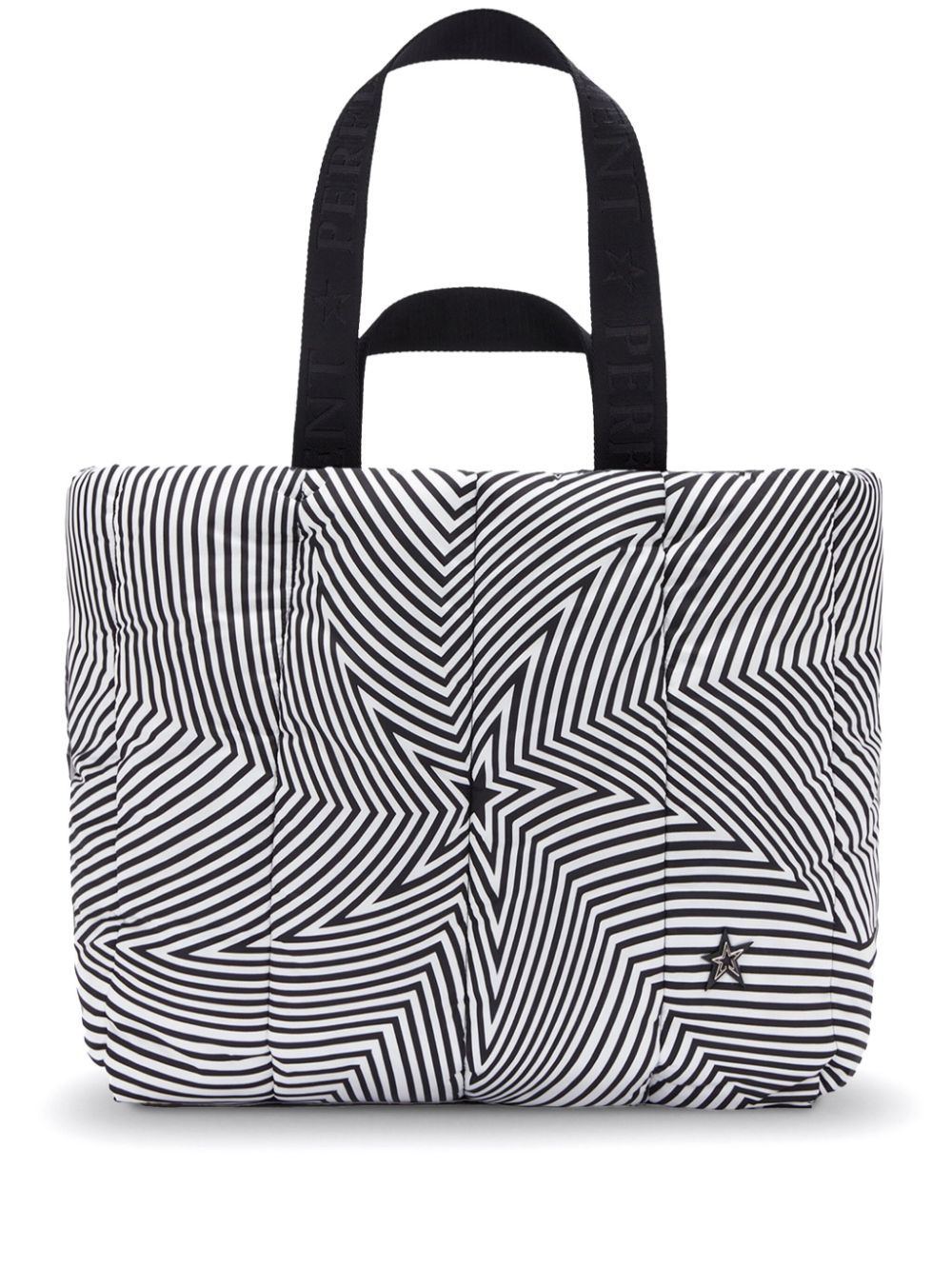 star-print tote bag