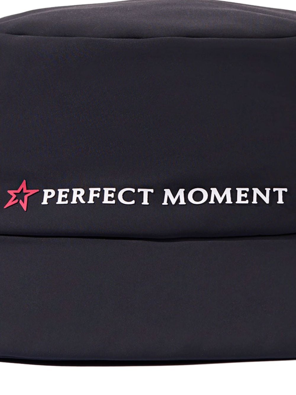 Shop Perfect Moment Logo-print Bucket Hat In Black