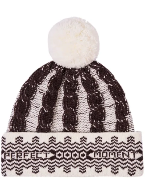 Perfect Moment merino-wool bobble hat