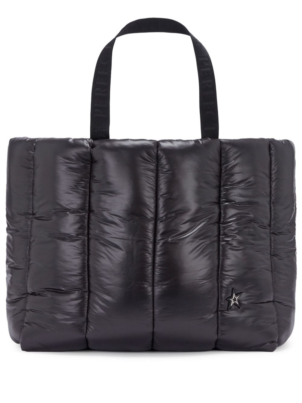 Perfect Moment Padded Tote Bag In Black