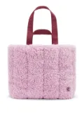 Perfect Moment faux-shearling tote bag - Pink