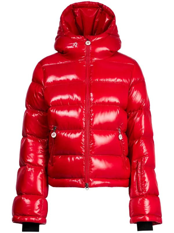 Perfect Moment Polar Flare Puffer Jacket Red FARFETCH MY