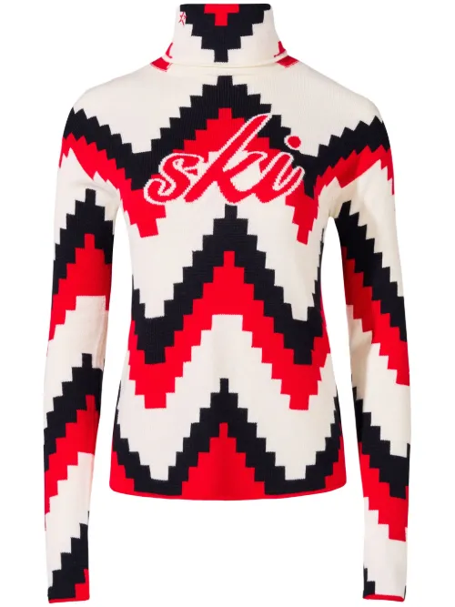 Pull à motif de chevrons - Perfect Moment - Modalova