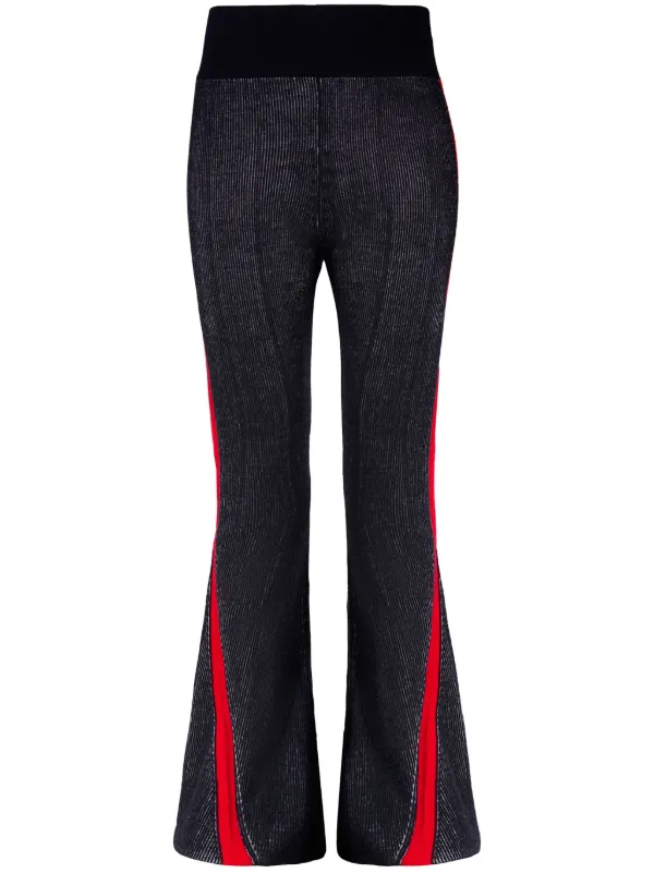 Perfect Moment Evie Ribbed Leggings in Black