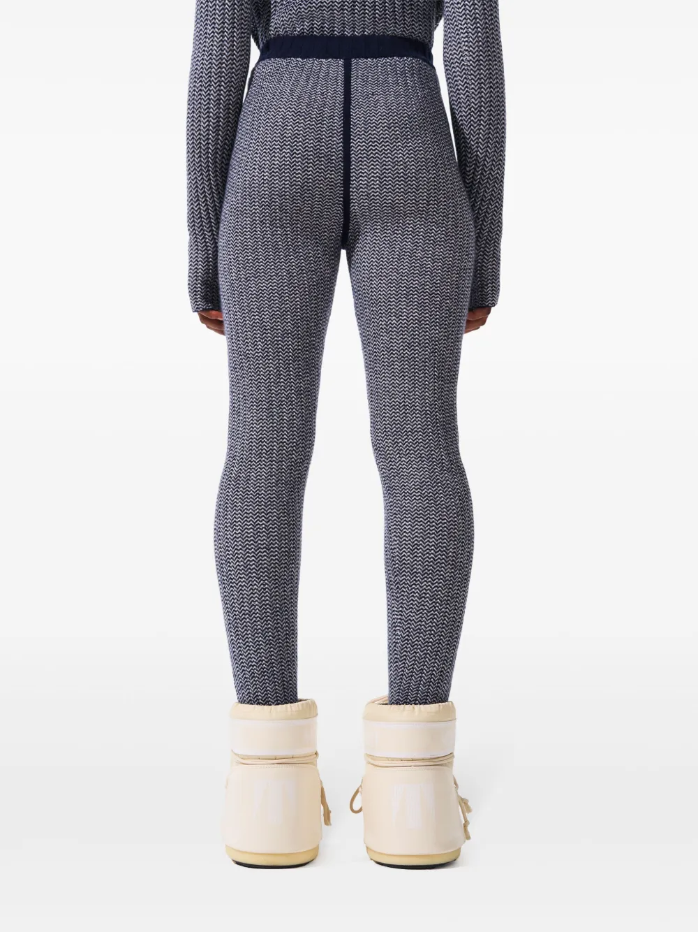 Perfect Moment Jazzy skilegging met intarsia Zwart
