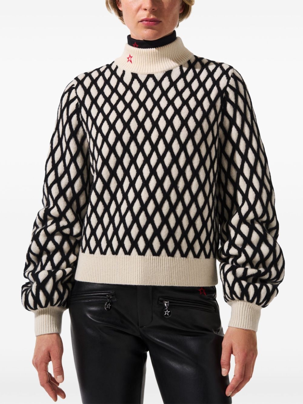 Shop Perfect Moment Carving Sweater In Neutrals