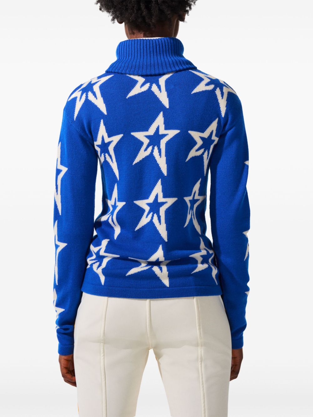 Shop Perfect Moment Star Dust Sweater In Blue