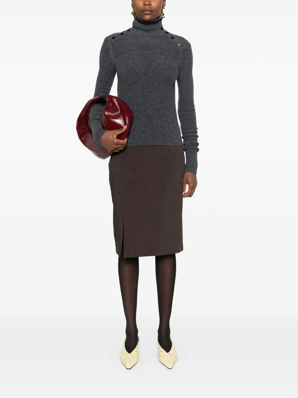 Philosophy Di Lorenzo Serafini turtleneck sweater - Grijs
