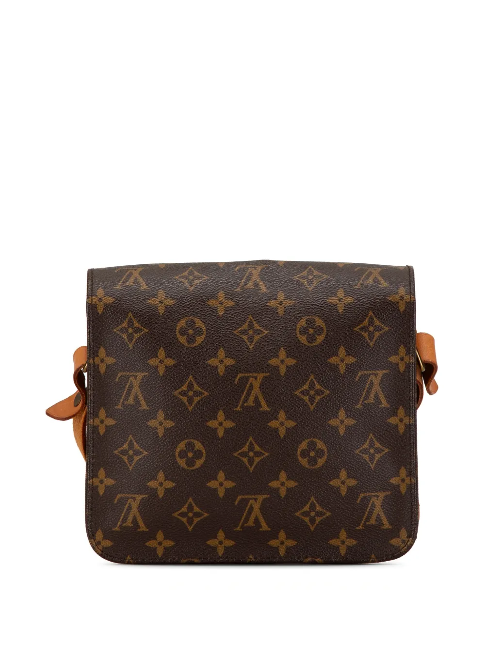 Louis Vuitton Pre-Owned 1983 Monogram Cartouchiere MM crossbody bag - Bruin