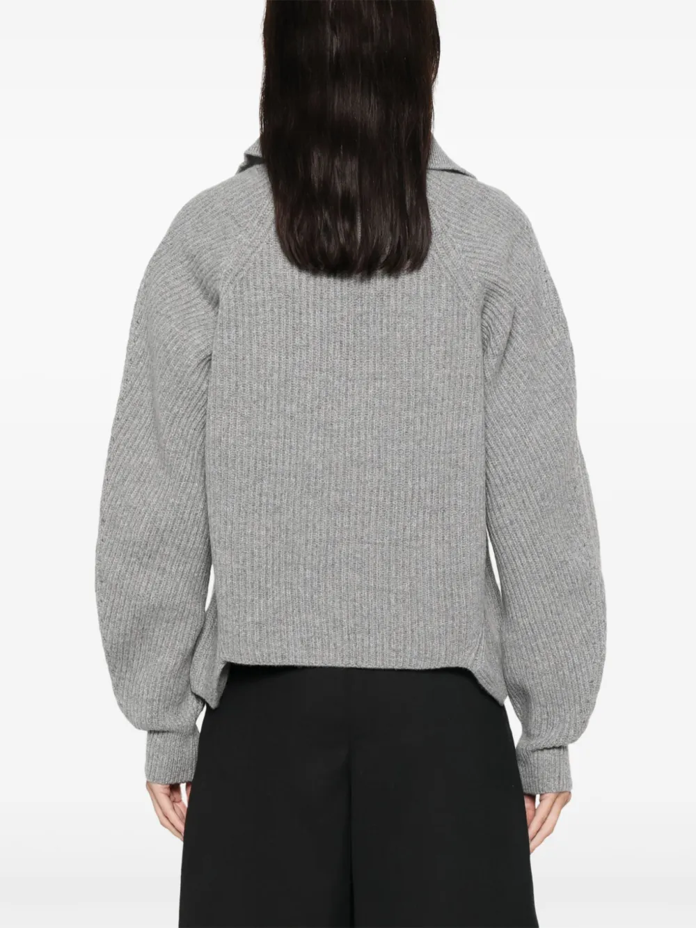 Nude Geribbelde sweater Grijs