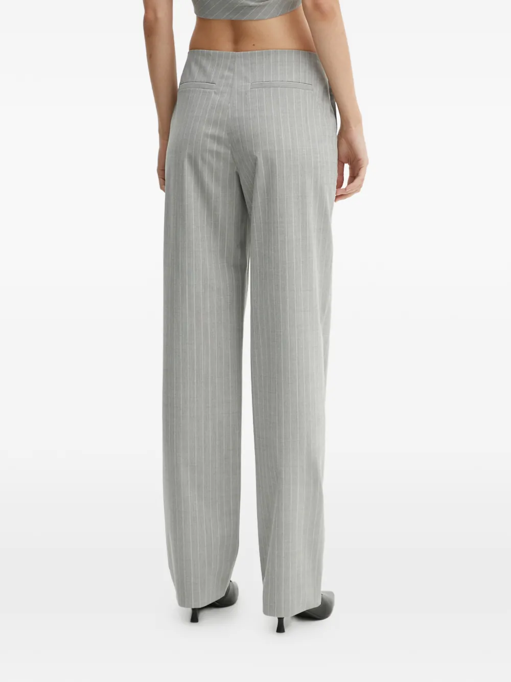  Moschino Jeans Pinstripe Trousers - Grey 
