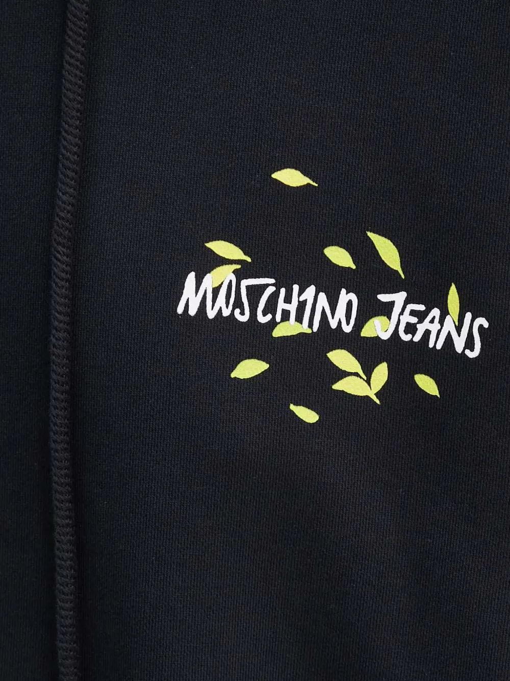 MOSCHINO JEANS Hoodie met trekkoord Zwart