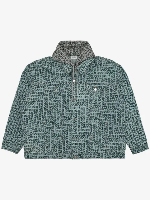 VETEMENTS veste à motif monogrammé