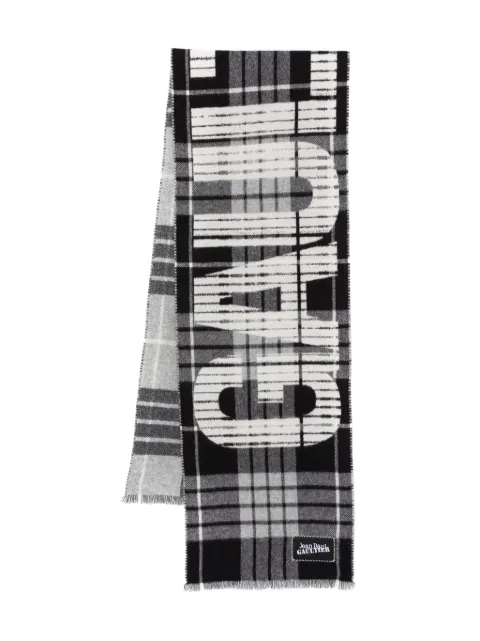 Jean Paul Gaultier mascada con logo en jacquard