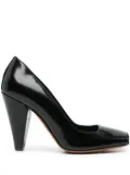 KHAITE 95mm patent pumps - Black