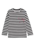 Douuod Kids striped T-shirt - Grey