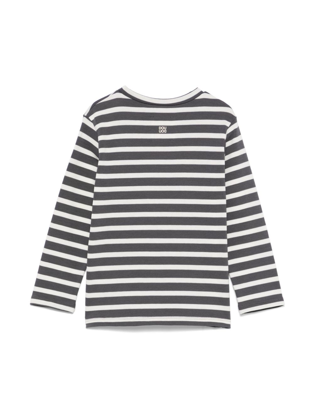 Douuod Kids striped T-shirt - Grey