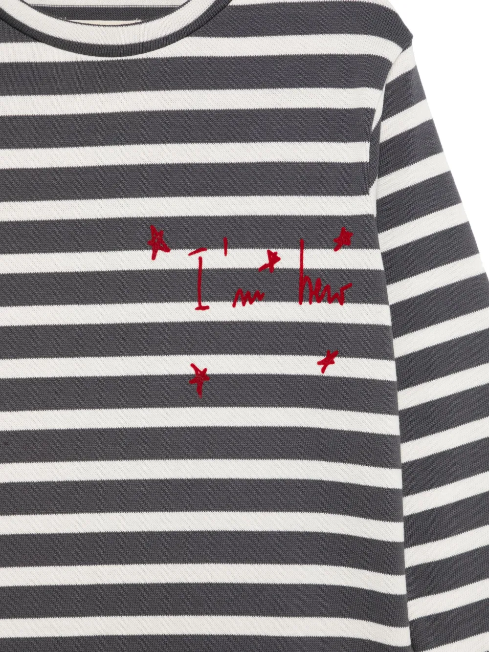 Douuod Striped T-shirt In Grey
