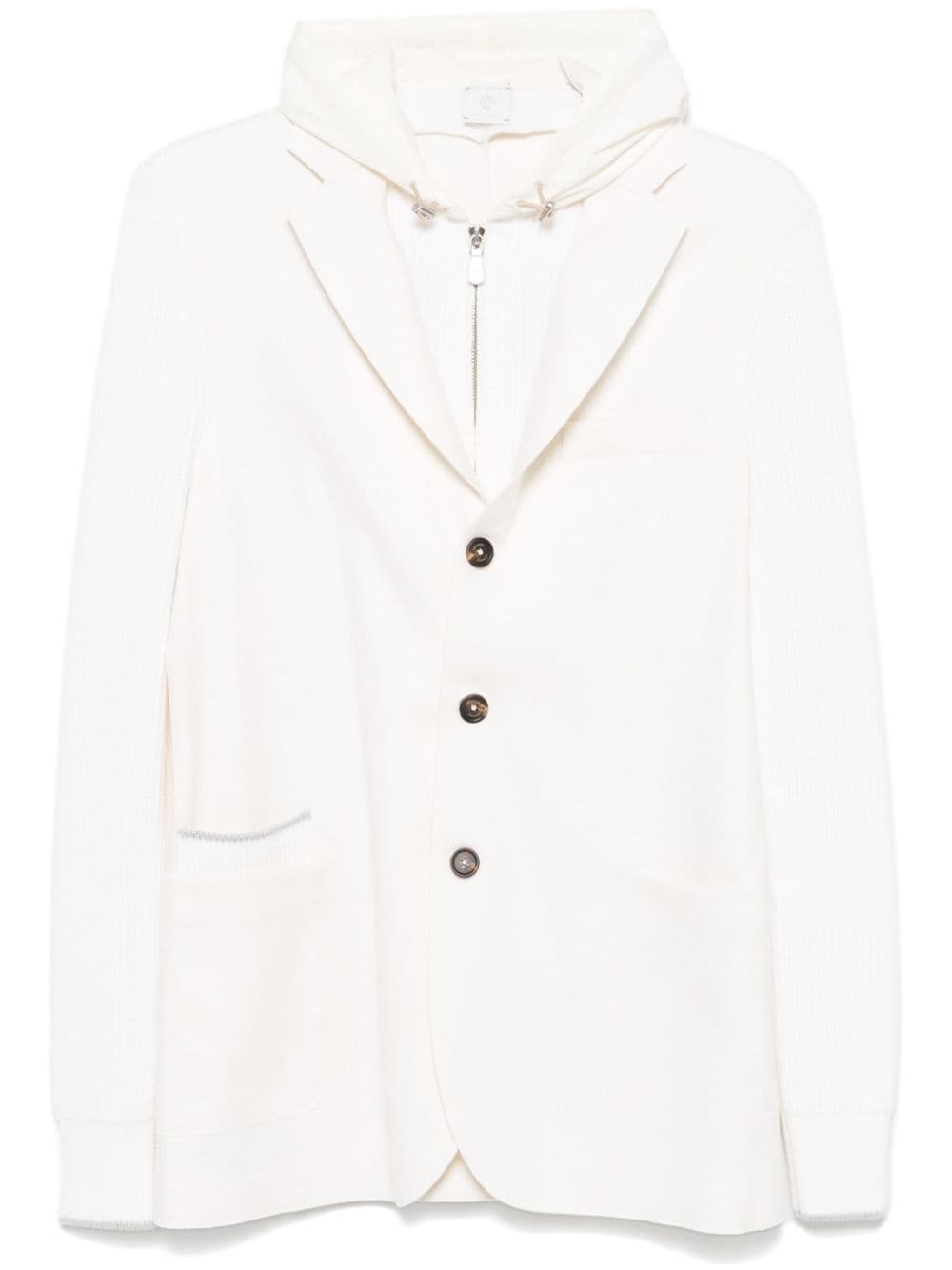 Eleventy Blazer a strati - Bianco