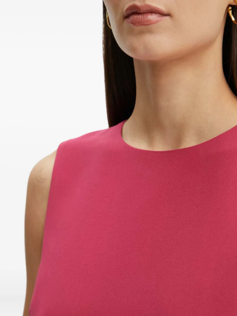 Theory Mini-jurk met ronde hals Roze